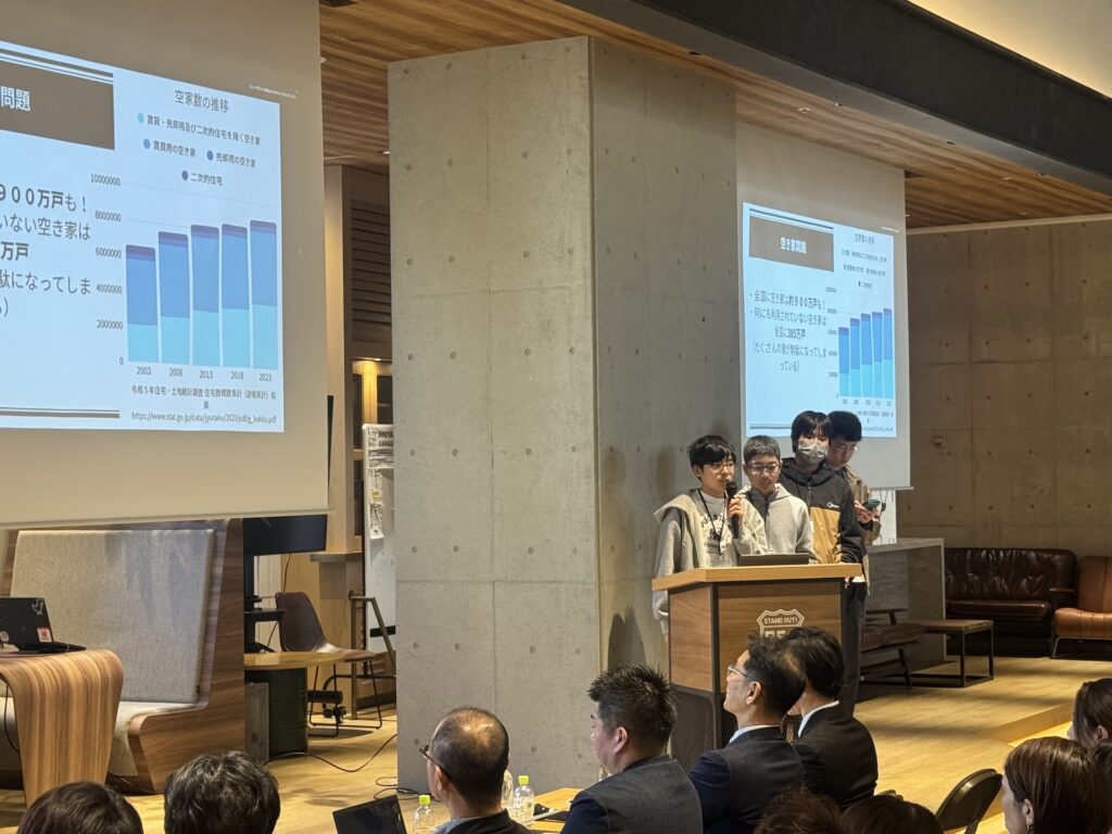 新築至上主義チームの発表