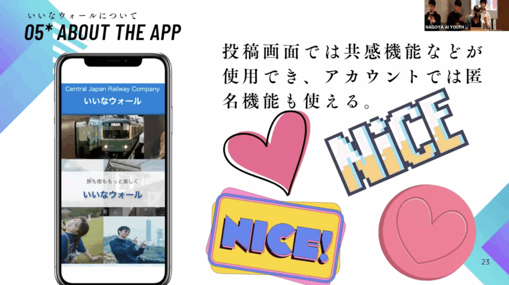 Link↹Line チームのサービス画面
